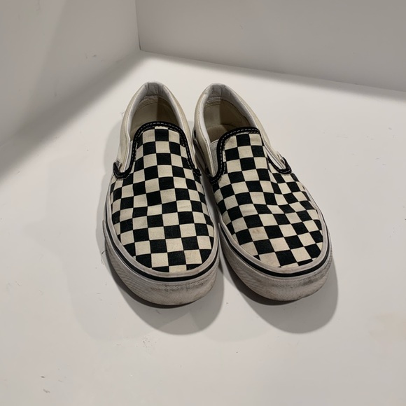 Boys Checkerboard Vans - Picture 1 of 4